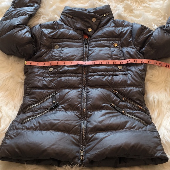 Authentic Tod’s Gray Down/Feather Winter Jacket - Picture 3 of 16